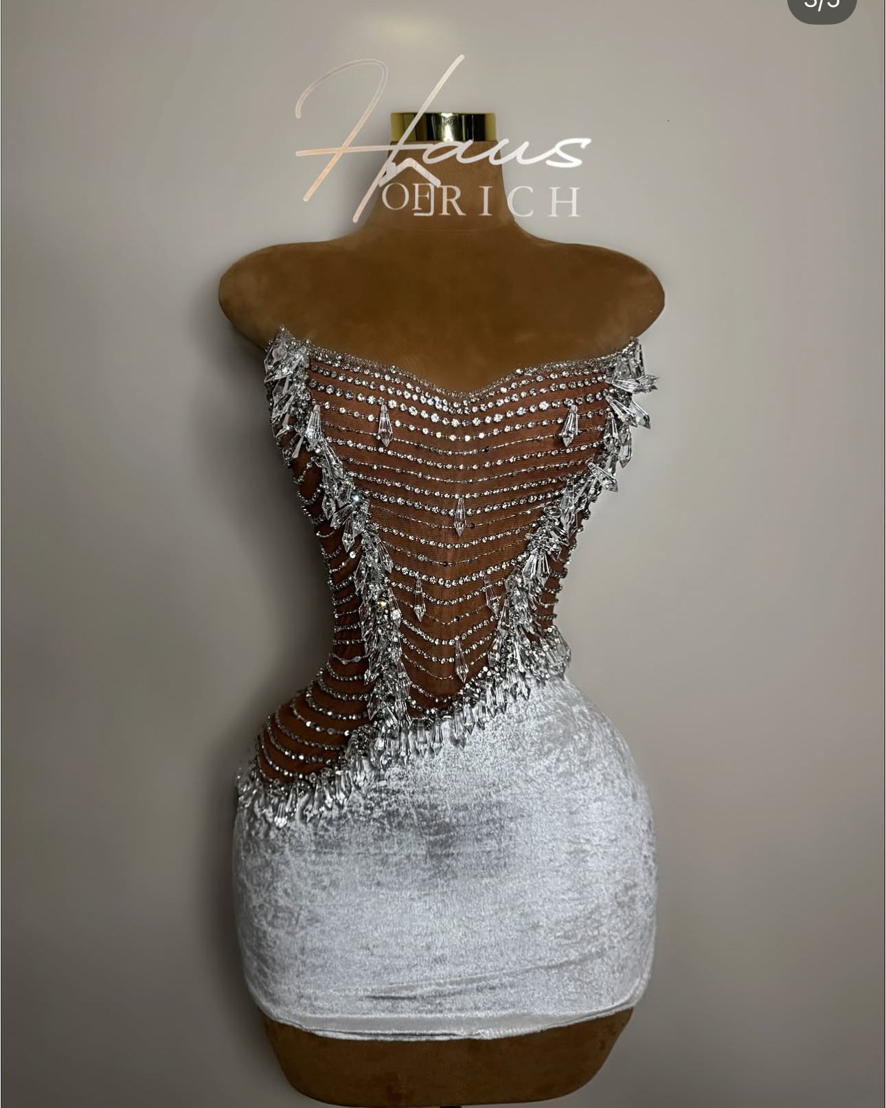 Diamond Crystal Cove Corset Dress