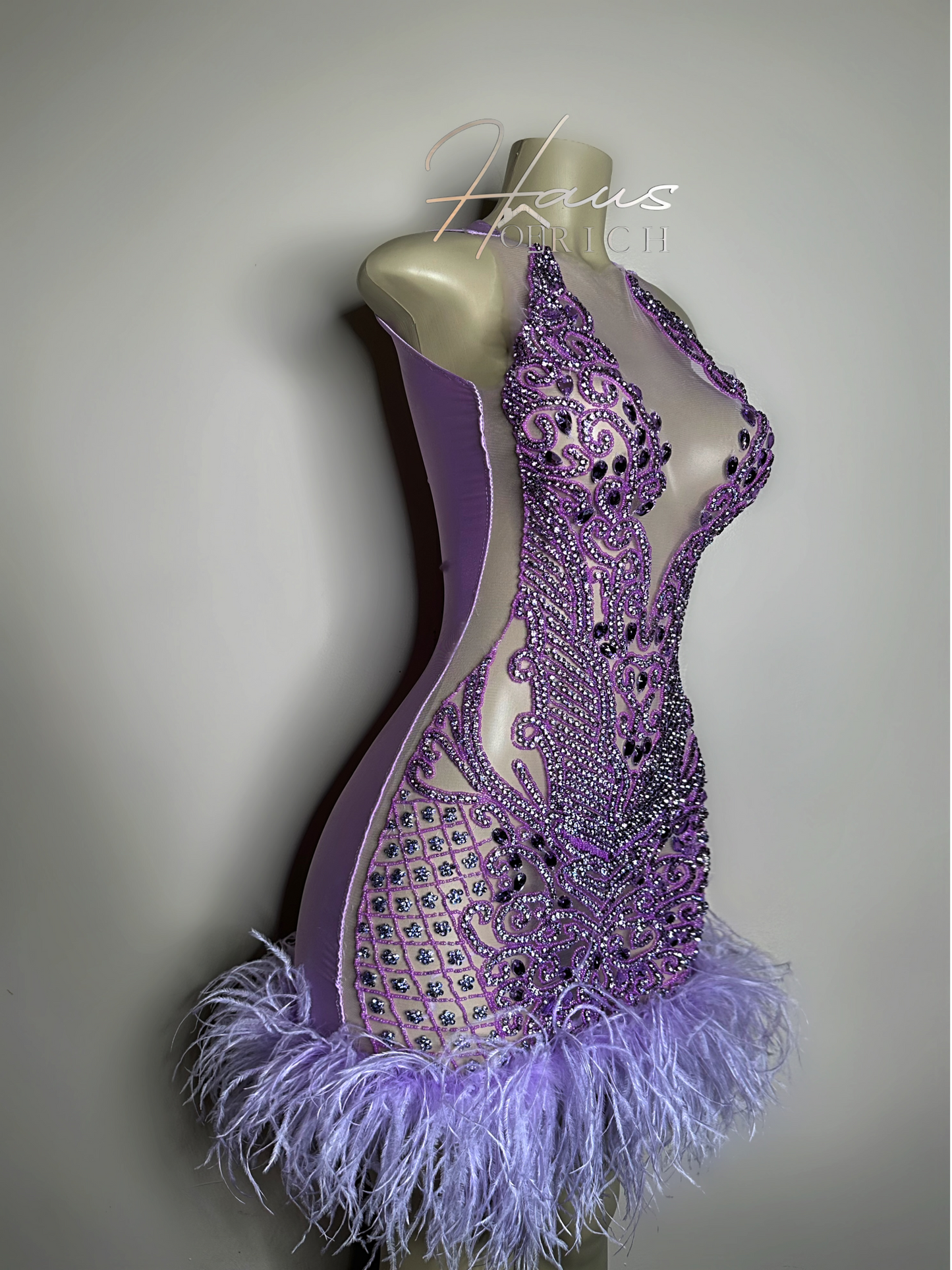 Icy Diamond Dress - Feather Drop