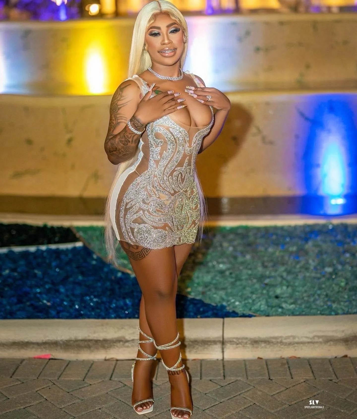 Diamond Chrome Dress
