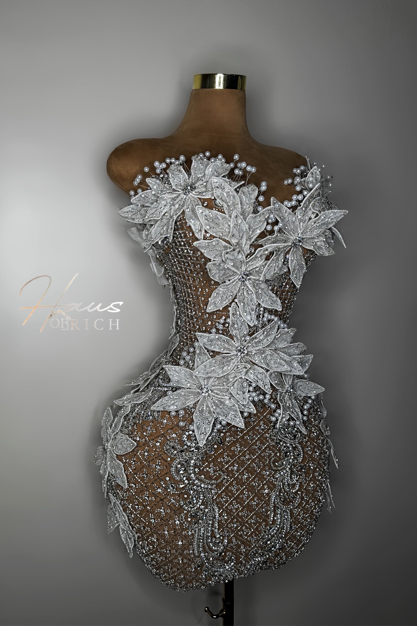 Diamond Petal Corset Dress