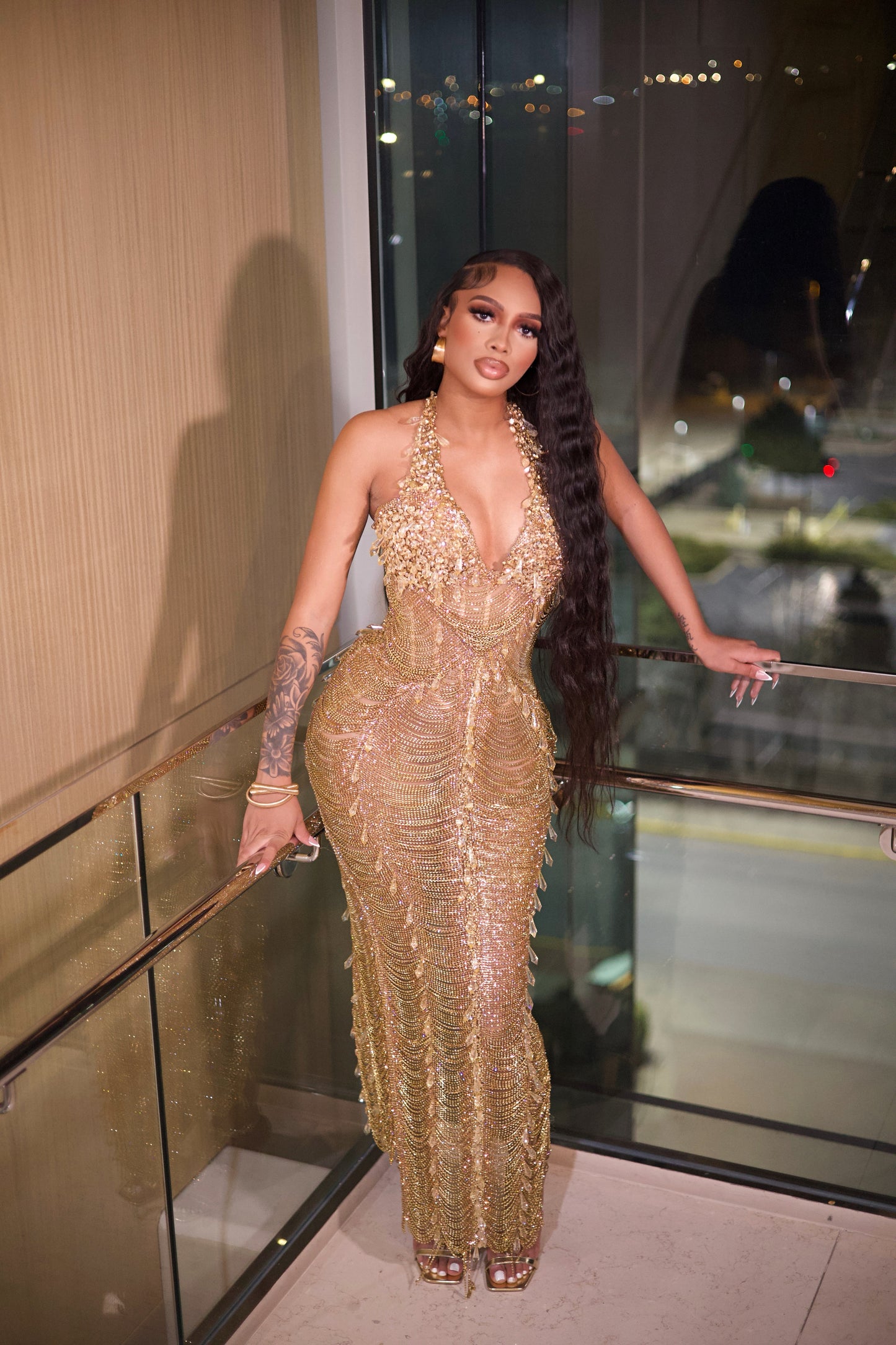 Diamond Chain Haute Couture Gown 
Fall 2023 Collection DEPOSIT ONLY
