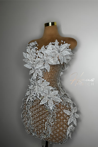 Diamond Petal Corset Dress