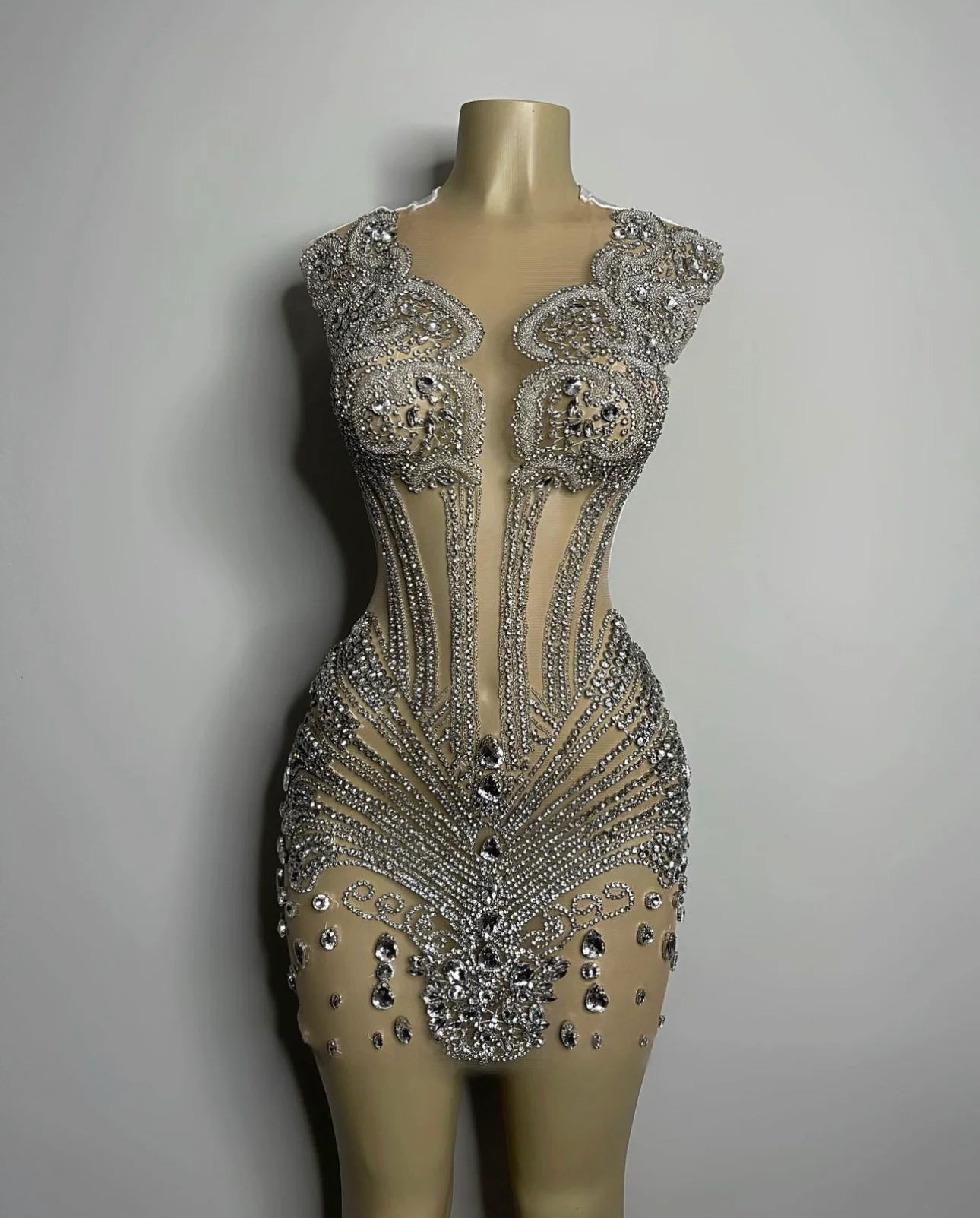 The Couture Diamond Corselette Dress